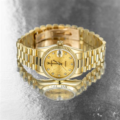 second hand gold rolex|pre owned rolex watches.